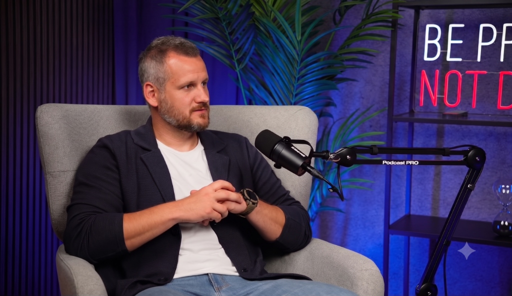 Pavel Kuncl podcast studio